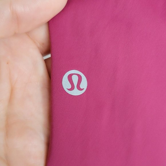 Lululemon Size 2 Fast 7/8 Tight II Nulux 25" Star Ruby Red Women Leggings - Picture 4 of 5